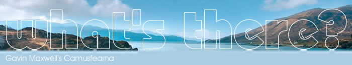 whats there banner image for Gavin Maxwells Camusfearna