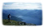 whats there | the view from the top of Beinn Sgritheal the steepest of all Scotlands Munro mountains