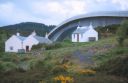Bothy on Eilean Ban now dwarfed by the Skye Bridge