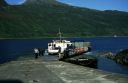 Cars disembarking from the Glenahullish at the Glenelg side of the Kylerhea Straits