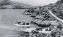 1930s car carrying ferry approaching the Glenelg slipway